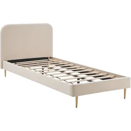 SalesFever Polsterbett 90 x 200 cm Beige