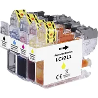 Renkforce Druckerpatrone ersetzt Brother LC-3211BK, LC-3211C, LC-3211M, LC-3211Y Kompatibel