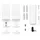 Bose 802171-0020 Soundbar Wandhalterung Weiß