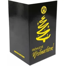 BVB Borussia Dortmund Borussia Dortmund BVB Weihnachtsgrußkarte, 1 Stk