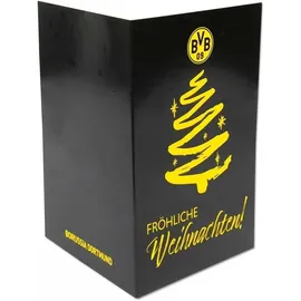 BVB Borussia Dortmund Borussia Dortmund BVB Weihnachtsgrußkarte, 1 Stk