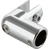 steelbase Glashalter für Stabilisationsstange SBA, 45 x 43 mm, Messing verchromt poliert