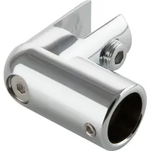 steelbase Glashalter für Stabilisationsstange SBA, 45 x 43 mm, Messing verchromt poliert