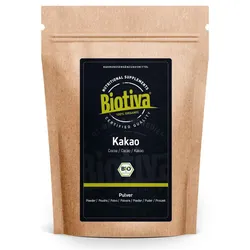 Biotiva Kakao Pulver stark entölt Bio 1000 g