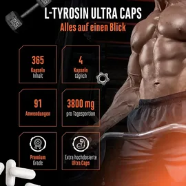 GEN GERMAN ELITE NUTRITION L-Tyrosin Ultra Kapseln 365 Stück
