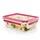 Emsa Frischhaltedose rechteckig rot 16,6 cm x 22,7 cm 1,3 l 4-teiliges Set