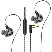 Wired Ohrhörer Stereo Sound HiFi Heavy Bass Sport Gaming Headset Headset Kopfhörer -Computerzubehör-Schwarz