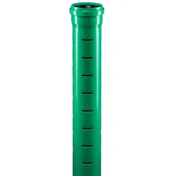 Drainagerohr, KG2000 EM Vollsickerrohr geschlitzt/Länge 6000 mm, ganze Palette (Ausführung: DN 160 - 35 Stk.)