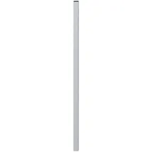 Zaunpfosten 4 x 4 x 81,5 cm Silber