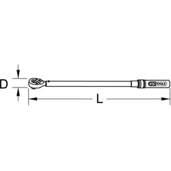 1/4" Industrie Drehmomentschlüssel,umschaltbar,1-6N·m