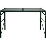 Vitavia Alutisch mit 1 HKP-Ablagefläche 121 cm x 54 cm Smaragd