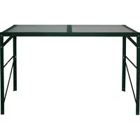 Vitavia Alutisch mit 1 HKP-Ablagefläche 121 cm x 54 cm Smaragd