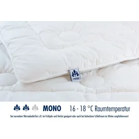 tb bettwaren Steppbett Irisette Merino/Yakhaar - 155x220 cm