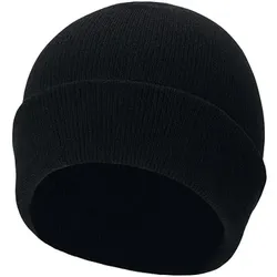 Korntex Premium Knitted Beanie Strasbourg - black - onesize