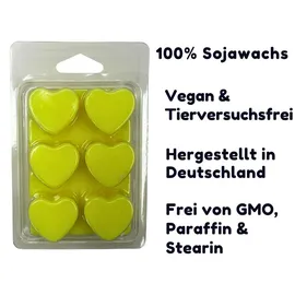 wonderwax Neon Duftriegel 6 Herzen Weiß Cola Fläschchen
