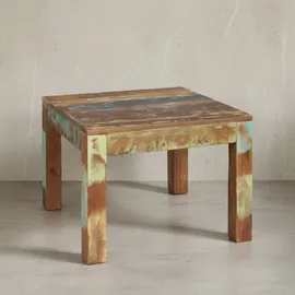KADIMA DESIGN Rustikaler Couchtisch 60 x 60 x 47 cm Braun