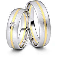 Trauringe Bielefeld 585er Weifl-/Gelbgold - 4420