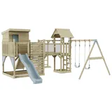OUTDOORTOYS Spielturm Malou Holz Eisblau