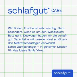 schlafgut Baselayer Pro Matratzenauflage 200 x 200 cm weiß
