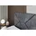 altdecor Boxspringbett mit Fußteil, 2 Matratzen und Topper - 160x200 cm - BARWA-Z KING - Dunkelgrau Samt - Polsterbett mit, H3- und H4- Matratzen,... - Dunkelgrau