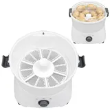 85W Elektrischer Kartoffelschäler, Kartoffelschälmaschine Automatisch mit 0,8 kg Kapazität & Edelstahlklingen, Transparent Deckel Abtropfkorb, für Küche & Restaurant (Drehschalter)