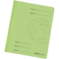 Herlitz Schnellhefter Karton gefaltet, hellgrün,