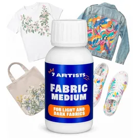 7 Artists Artists Textilmedium 125 ml Transparent