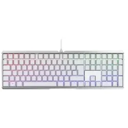 Cherry MX Board 3.0S kabelgebundene Gaming Tastatur weiß DE Layout rot