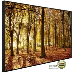 papermoon Infrarotheizung »EcoHeat - Herbstwald«, Matt-Effekt - bunt