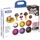 Milan 913306ICW Koffer, 6 Dosen, 59 g, weiche Paste, mit Eiswerkzeugen und Waffeln, mehrfarbig