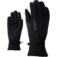 Ziener Damen IBRANA TOUCH LADY glove multisport Freizeit- / Funktions- / Outdoor-Handschuhe | winddicht, atmungsaktiv, schwarz (black), 7.5