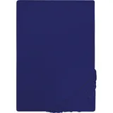 biberna 0077155 Jersey 140 x 200 - 160 x 200 cm saphir