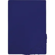 biberna 0077155 Jersey 140 x 200 - 160 x 200 cm saphir