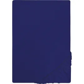 biberna 0077155 Jersey 140 x 200 - 160 x 200 cm saphir