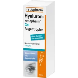 Hyaluron Ratiopharm Gel Augentropfen