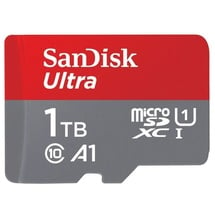 SanDisk Ultra microSDXC-Karte 1 TB (A1/UHS-I/Cl.10/150 MB/s) 1 TB A1 Anwendungsleistung