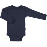 Joha Body langarm Merino-Wolle/Seide, in navy | 86/92