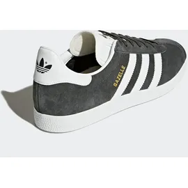 adidas Gazelle Dark Grey Heather / White / Gold Met. 46