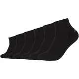 s.Oliver Kurzsocken 6-Paar Schwarz 35-38