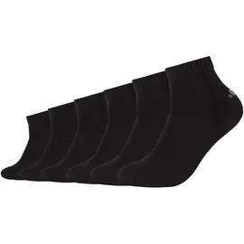 s.Oliver Kurzsocken 6-Paar Schwarz 35-38
