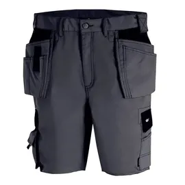 teXXor Shorts "BERMUDA" Canvas - 48 - grau/schwarz