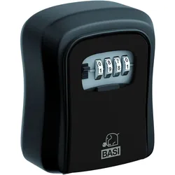 BASI 2101-0000-1100 Schlüsselsafe SSZ 200 Schwarz mit Zahlenschloss