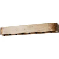 Haku-Möbel HAKU Möbel Wandgarderobe 54969 akazie Holz 7 Haken