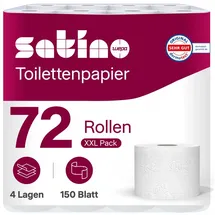 Satino Toilettenpapier prestige 4-lagig 72 Rollen