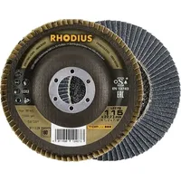 RHODIUS 211329 Fächerschleifscheibe Durchmesser 115 mm Bohrungs-Ø 22.23 mm