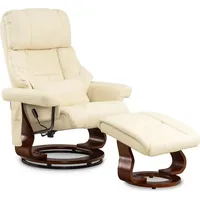 MCombo Relaxsessel Fernsehsessel 360° drehbar Massagesessel mit Fußhocker 9068