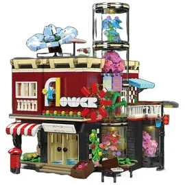 Mould King NovaTown Blumen Laden 16056