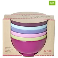 Rice Melamin Schüssel Medium 6er Pack, in Bunt Ø