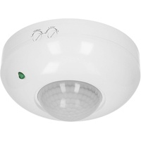 Orno CR-203 LED Bewegungsmelder 360° 10-1200 W Decken Einbau Infrarot Unterputz Weiss 207 (weiß)