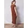 street one studio Midikleid Braun 42